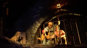 Piratas encarcelados en la atracción de Disneyland Paris